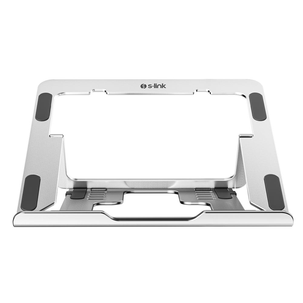 S-link SL-AL11 Gümüş 6 Açılı Katlanabilir Alüminyum Laptop Stand